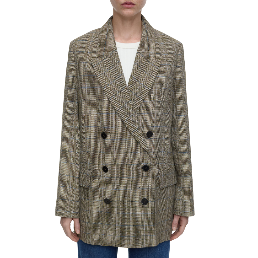 Checked Blazer in Multi