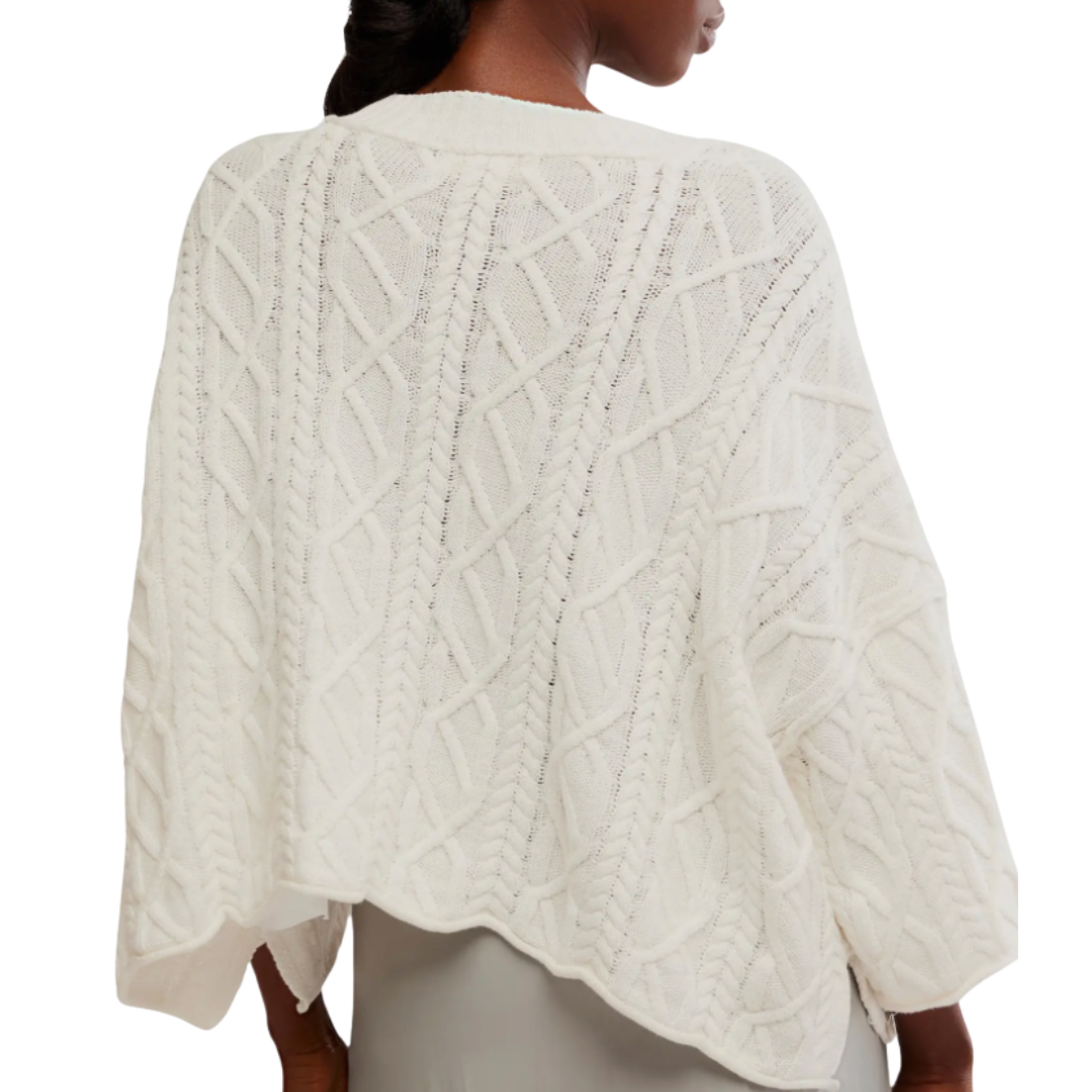 Washed Ashore Sweater in White