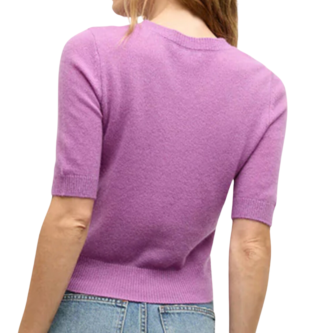 Shana Cashmere Sweater in Orchid Dust