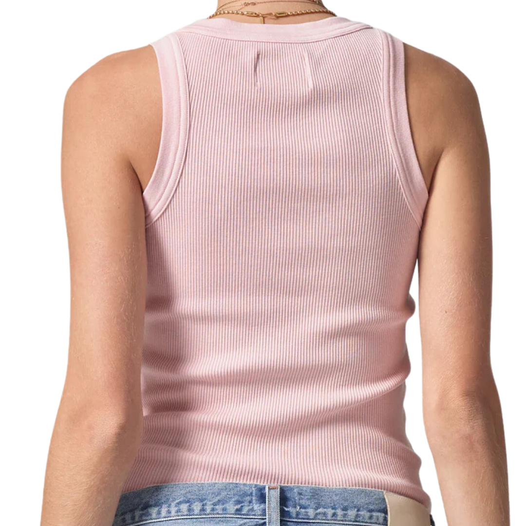 Isabel Rib Tank in Roselle