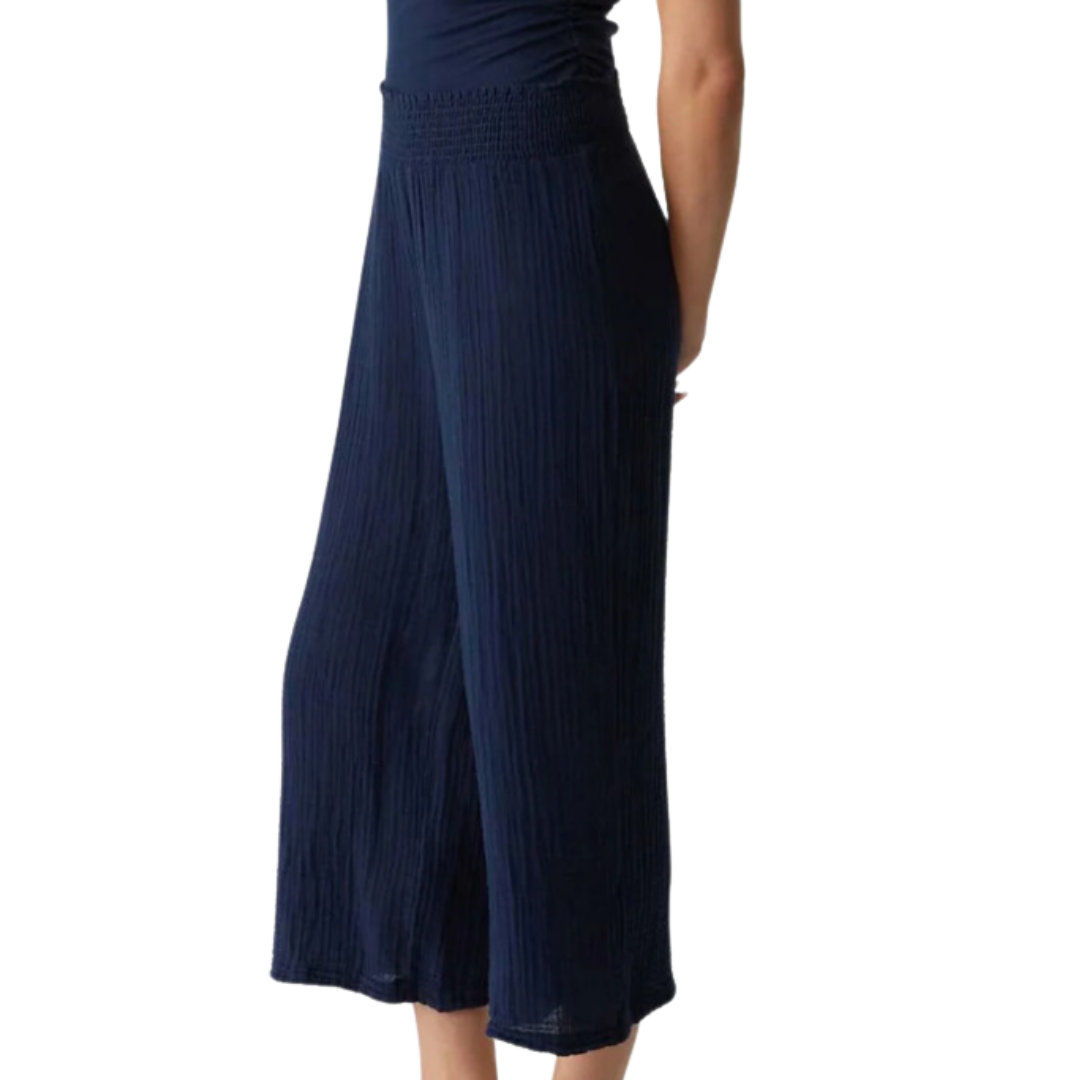 Medina Cropped Gauze Pant in Nocturnal