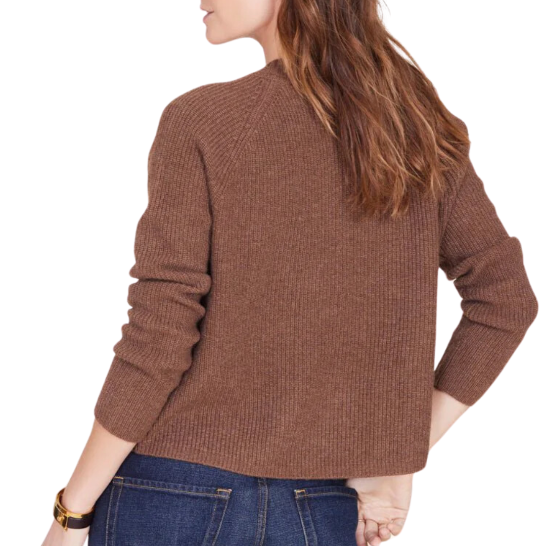 Sawyer Fisherman V-Neck in Cocoa