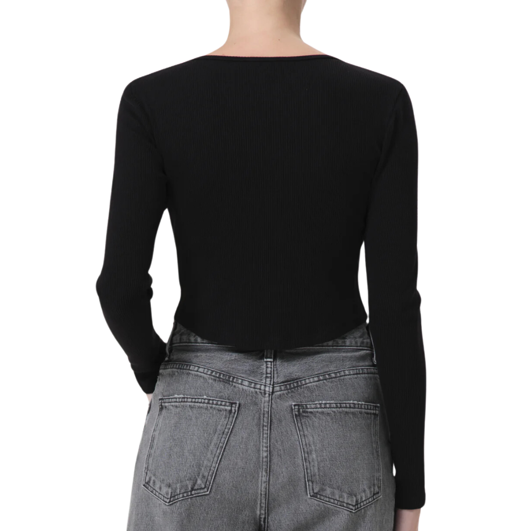 Nova Long Sleeve Tee in Americano
