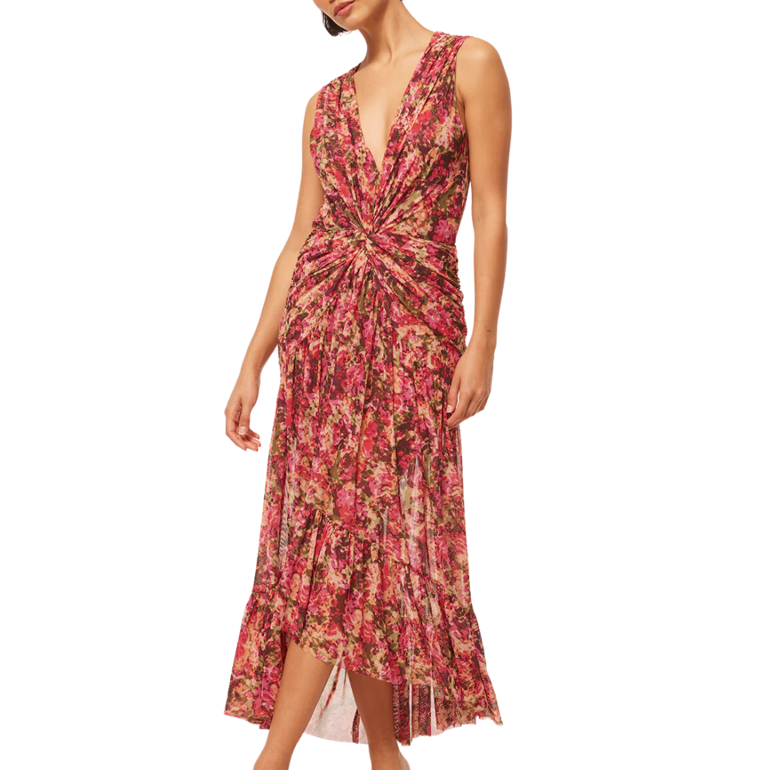 Ava Dress in Sedona Abstract