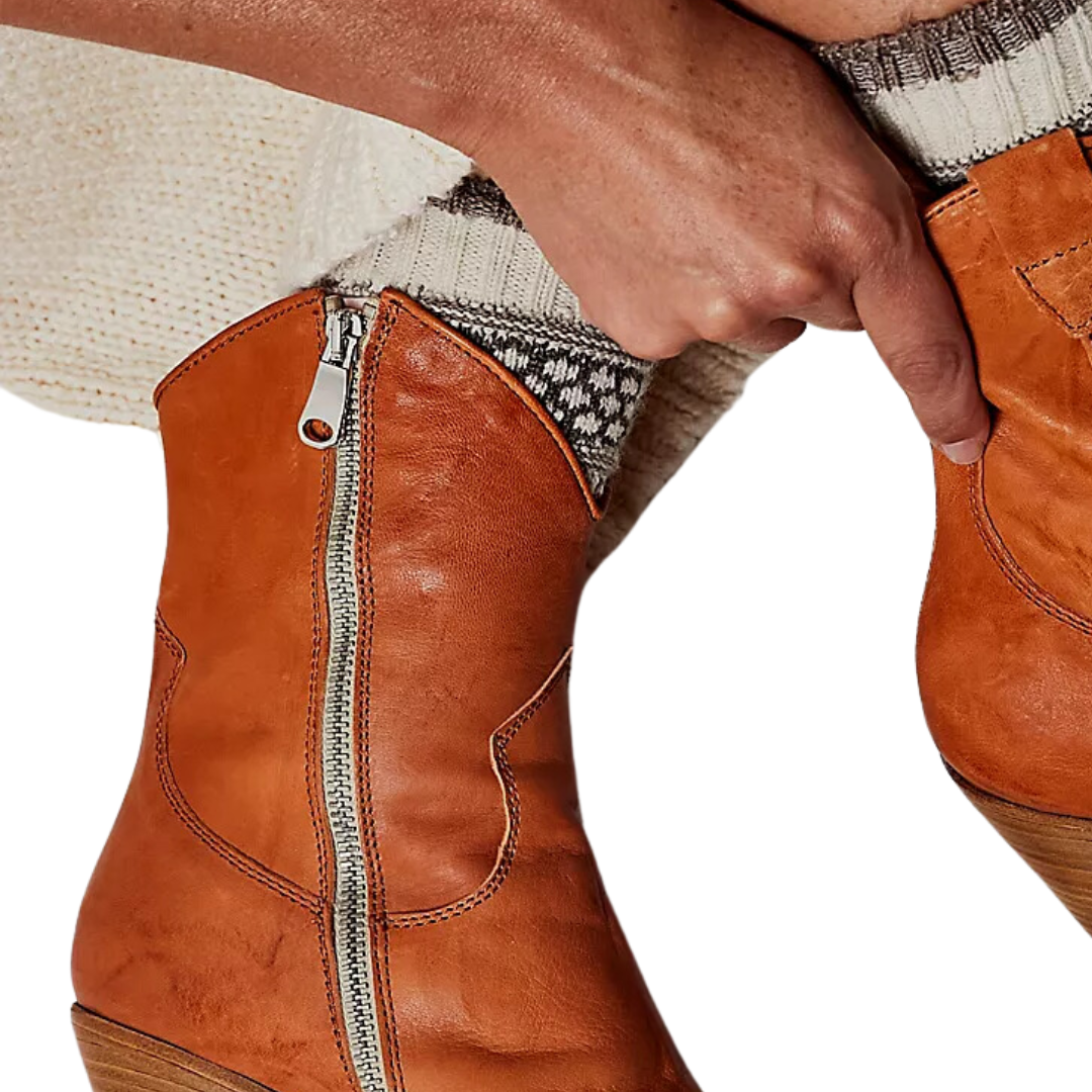 Brayden Western Boots in Tan