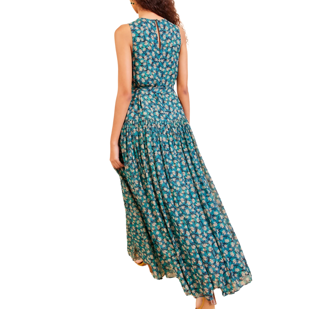Eleni Dress in Clematis