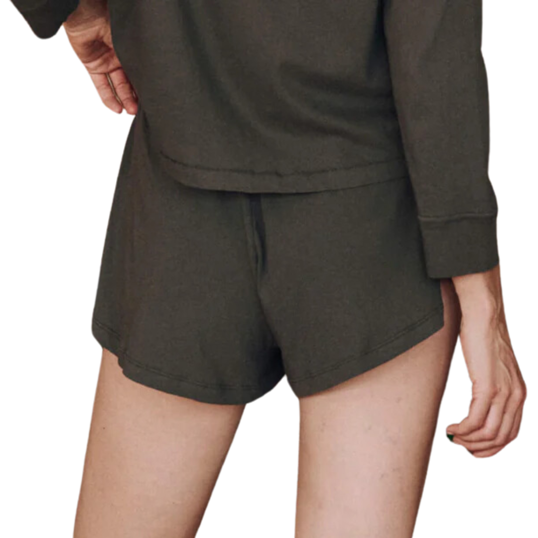 The Tap Short in Washed Black