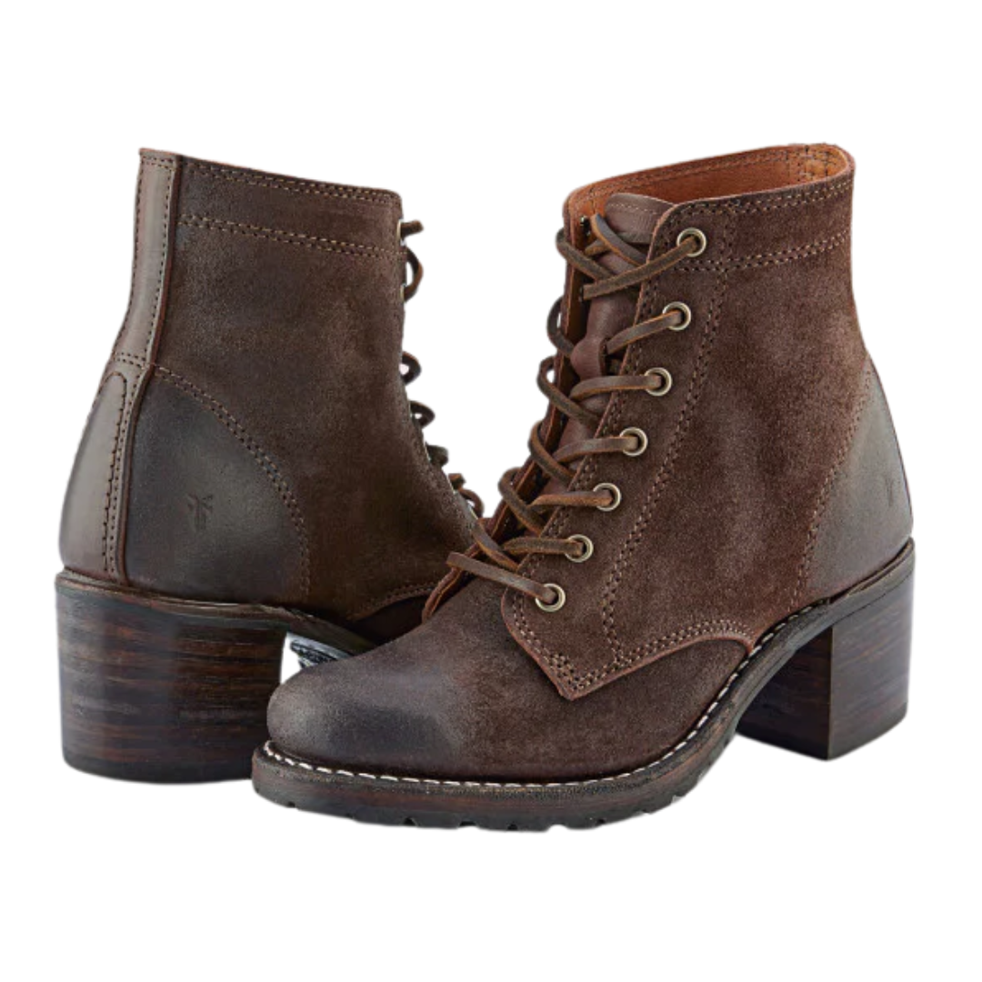 Sabrina 6G Lace Up in Dark Brown