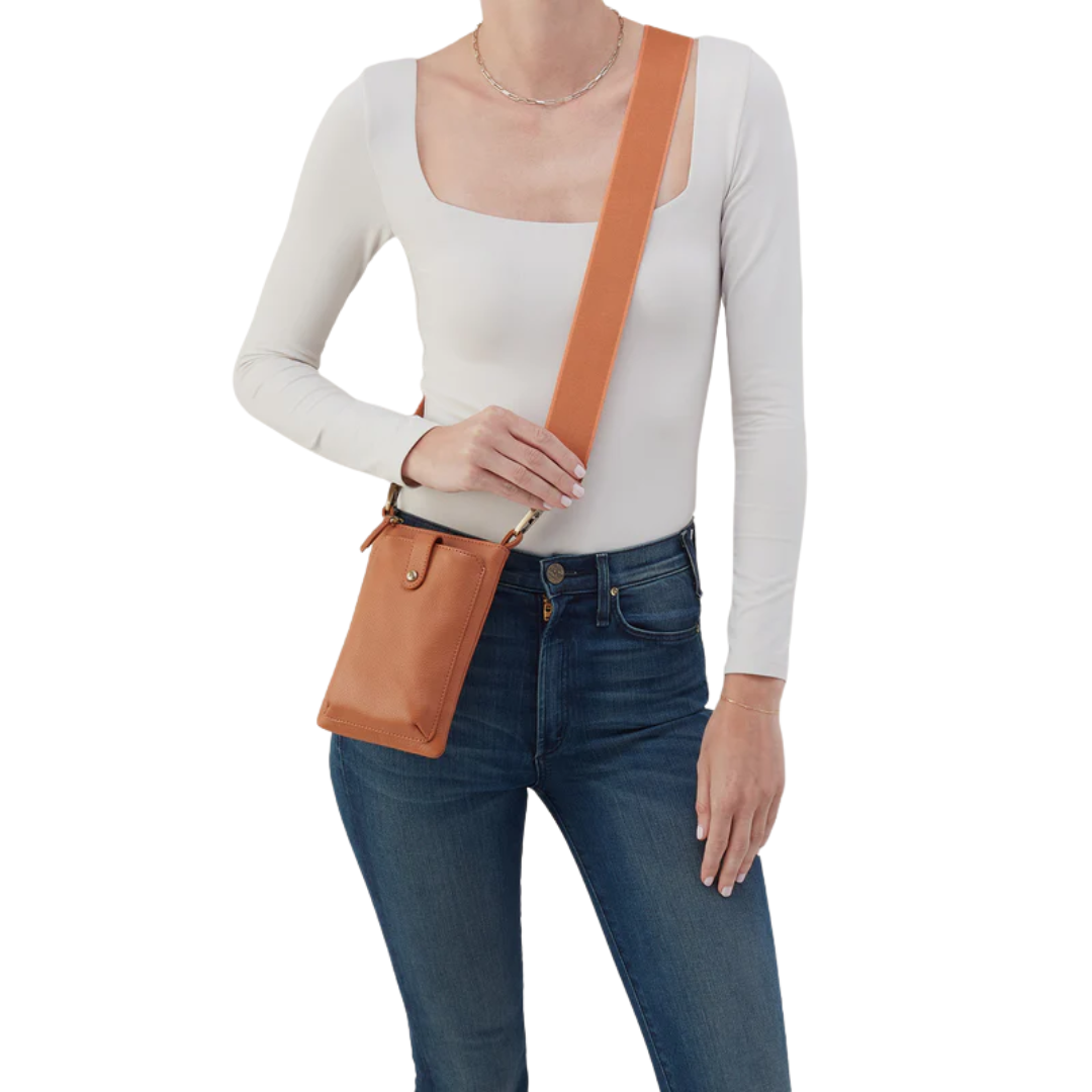 Cass Phone Crossbody in All Butterscotch