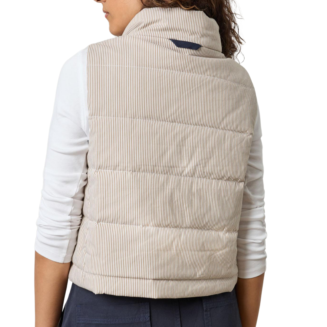 Striped Vest in Earth Stripe