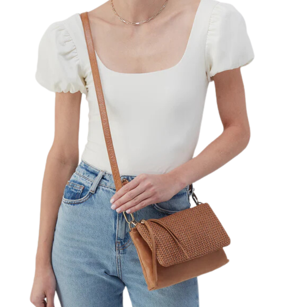 Darcy Double Crossbody in Whiskey