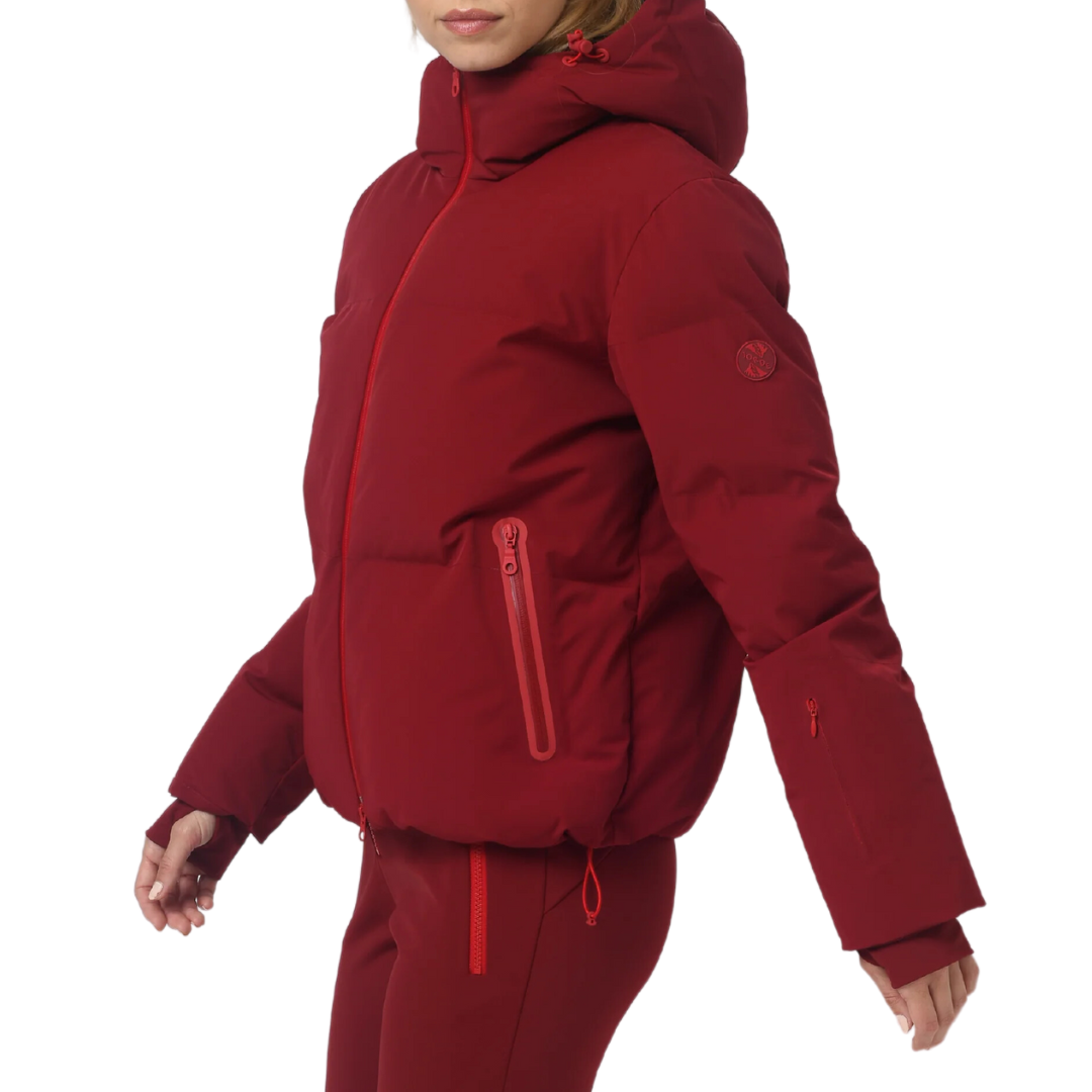 Poppy Ski Jacket in Ruby