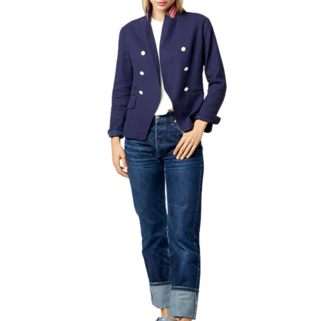 Harper Blazer in Indigo