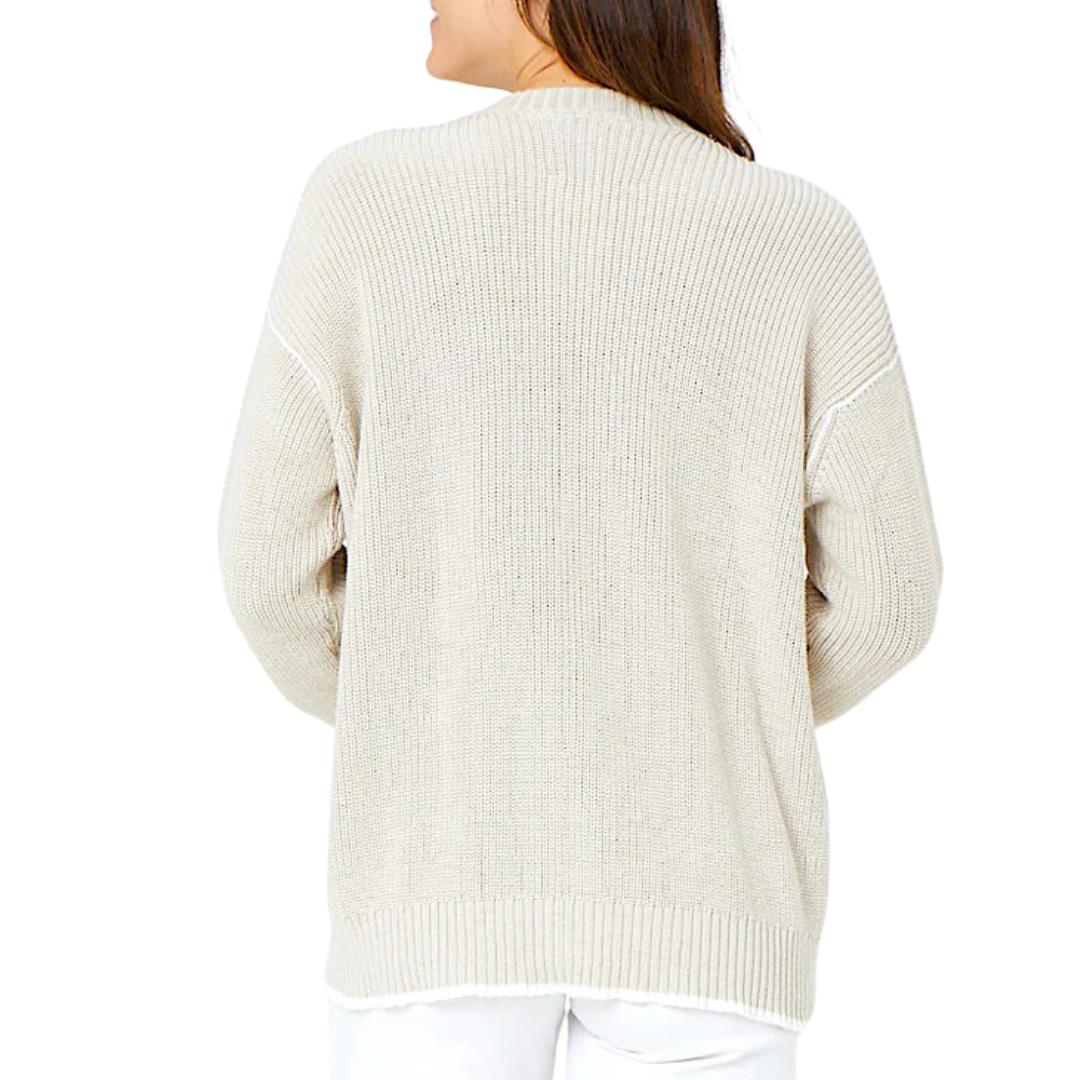 Slouchy Cardigan in Birch