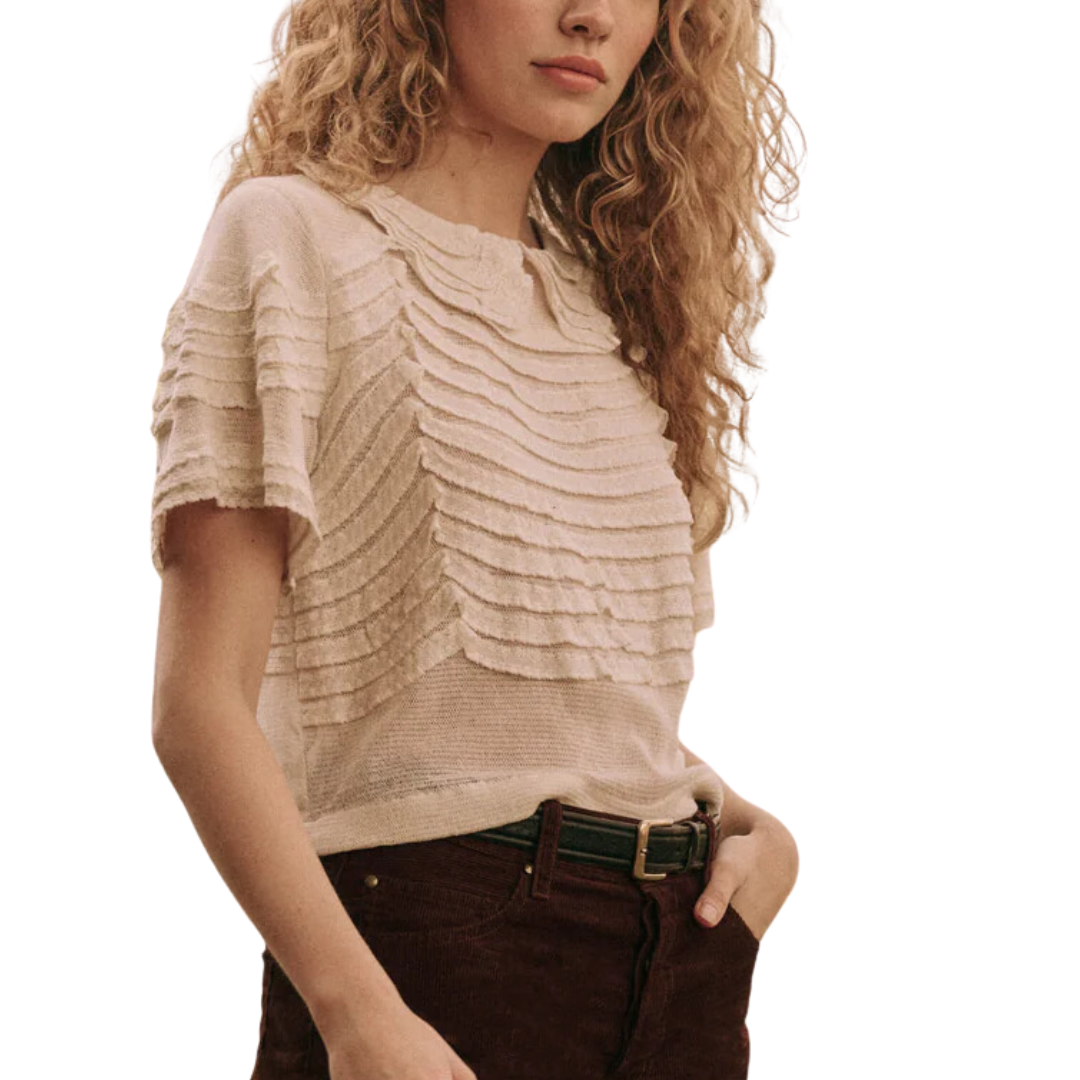 The Rosebud Top in Cream