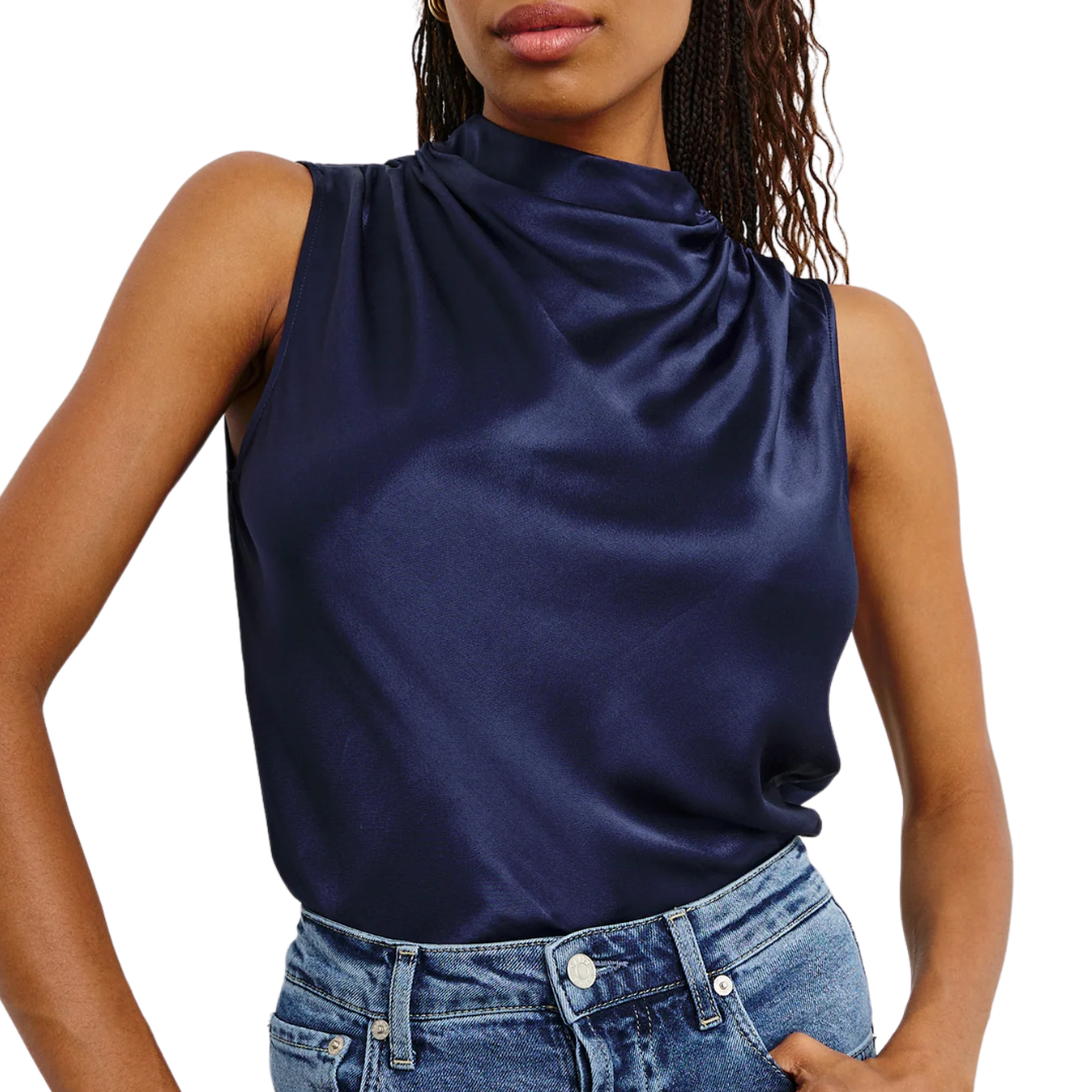Kaleen Top in Navy