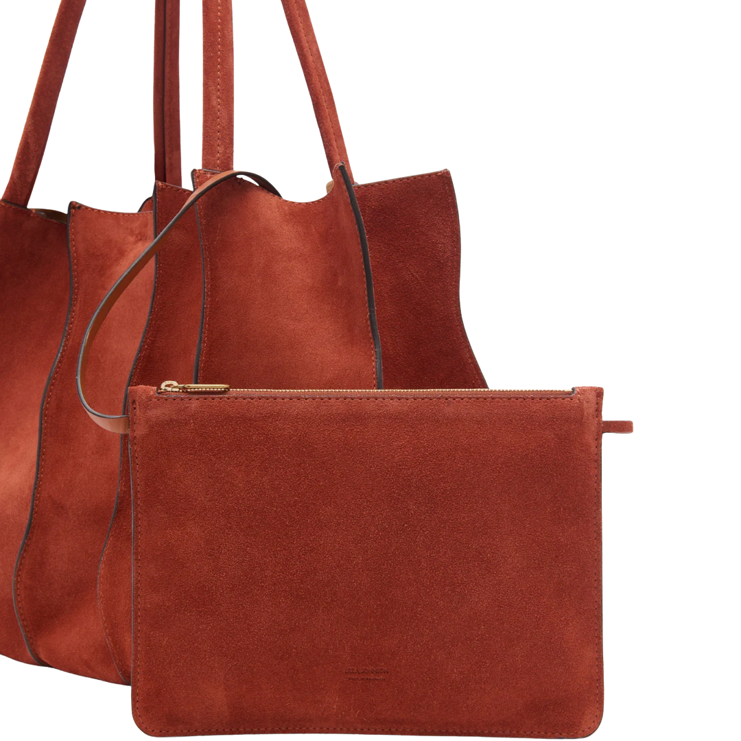 Adria Large Tote in Rust