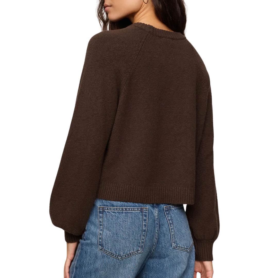 Coming Up Sweater in Dark Chocolate