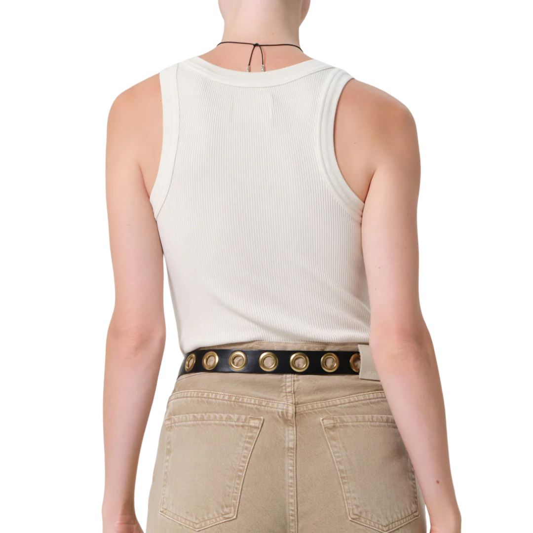 Isabel Rib Tank in Dune