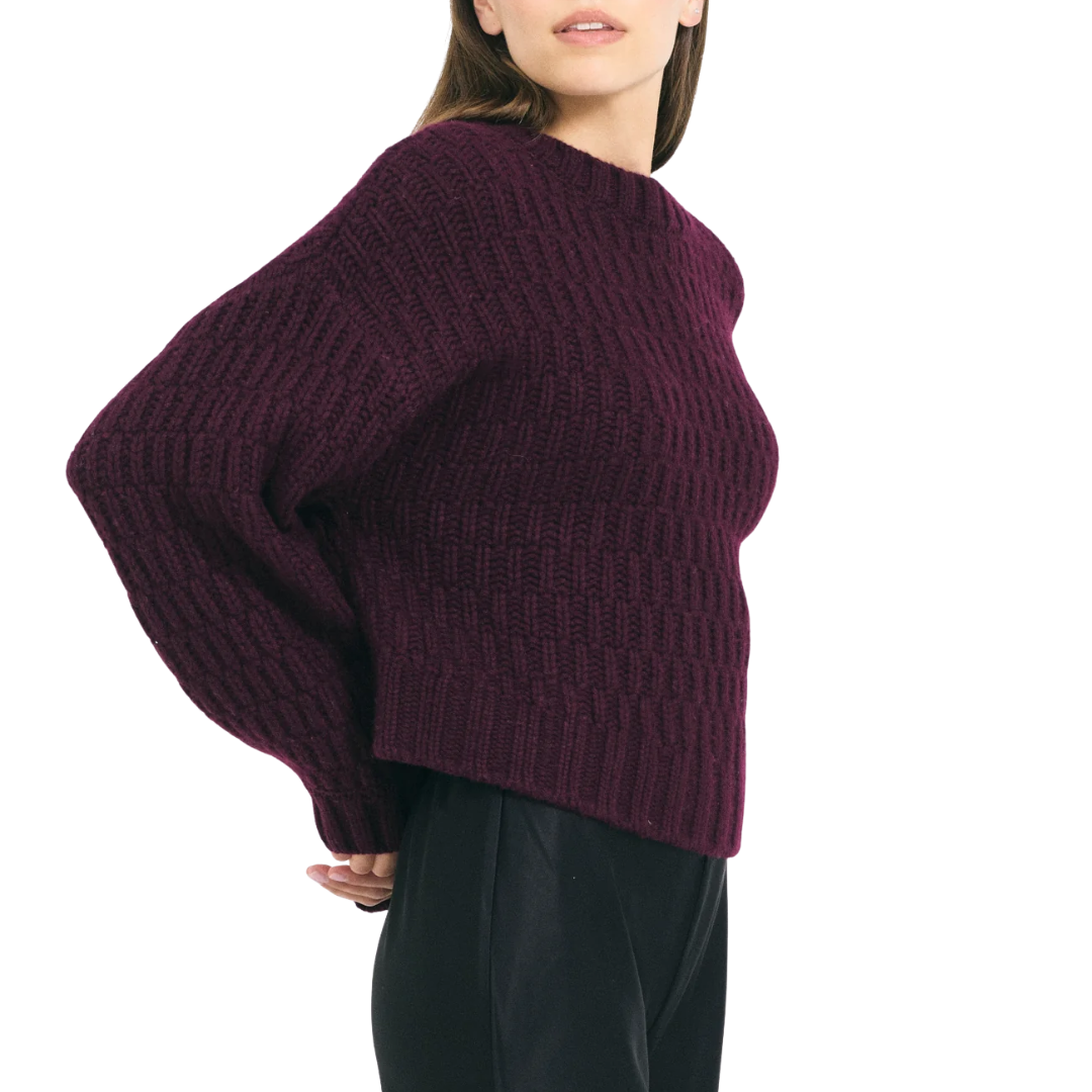 Marina Pullover in Plumberry