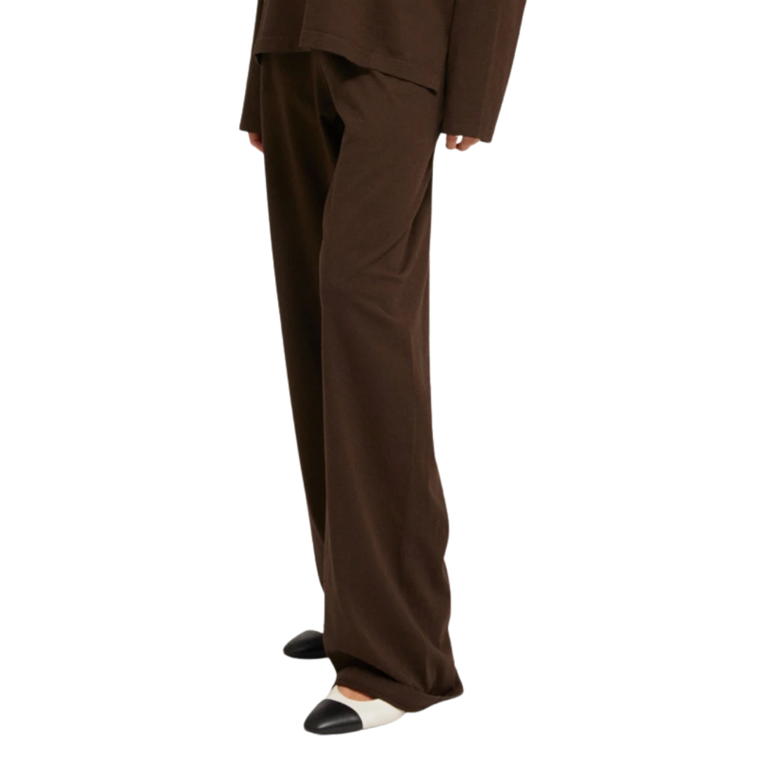 Supima Cotton Easy Pants in Americano