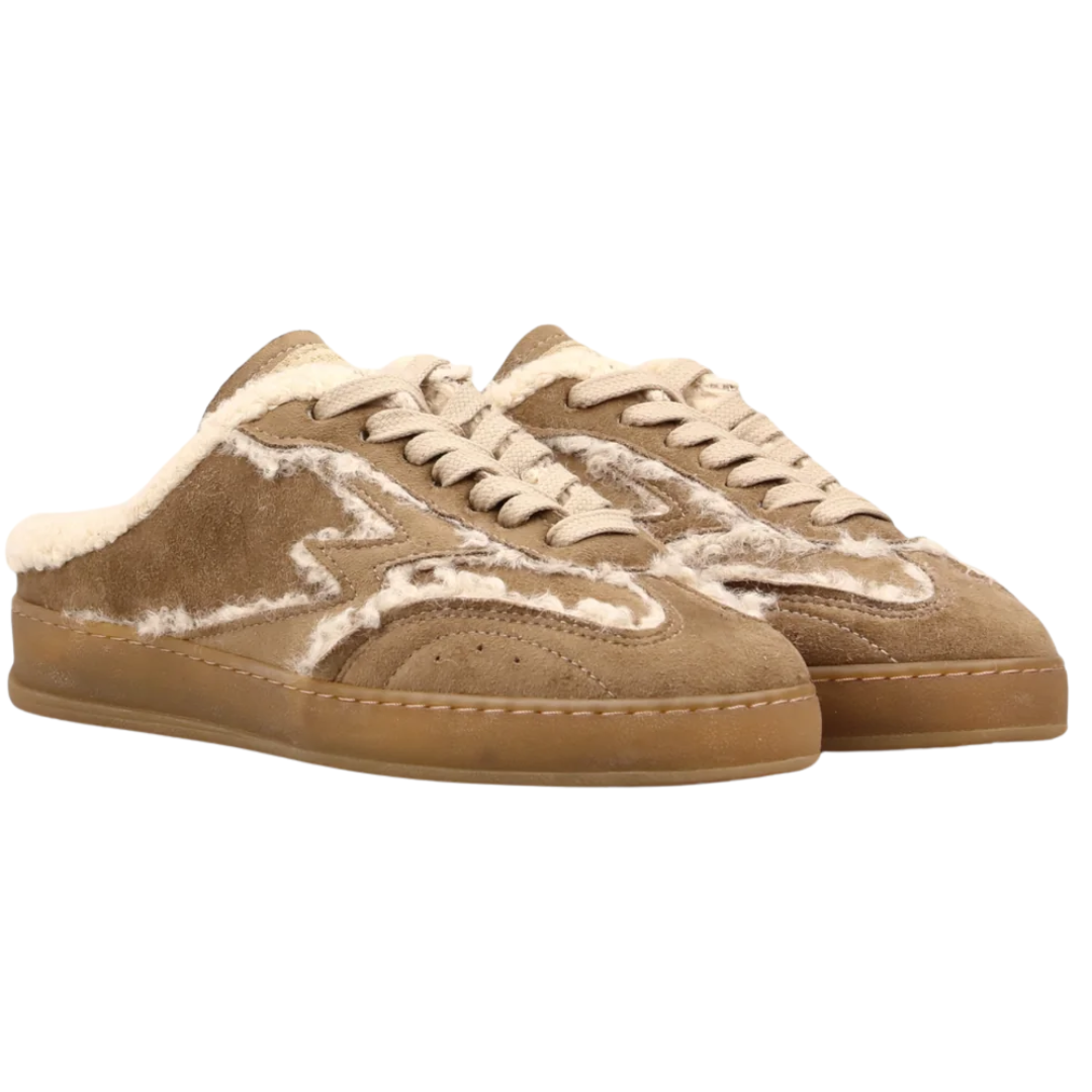 Sneaker Club Mule Shearling in Butter