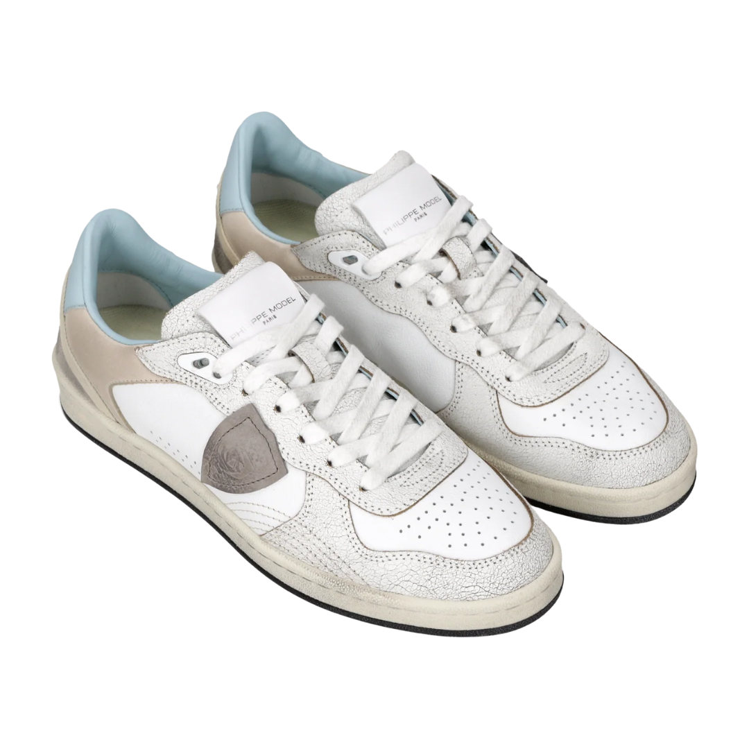 Pgal Sneaker in White Sky Blue