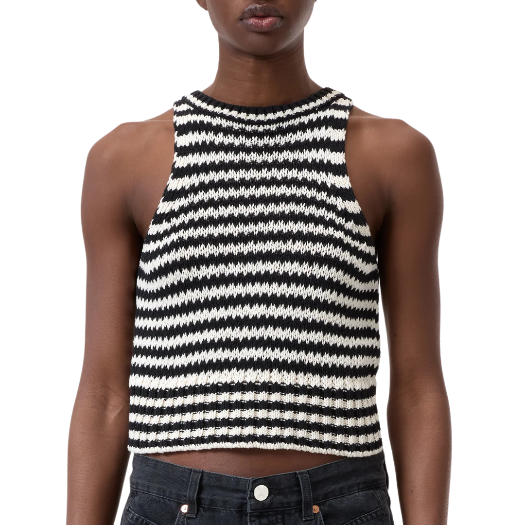 Knitted Top in Black