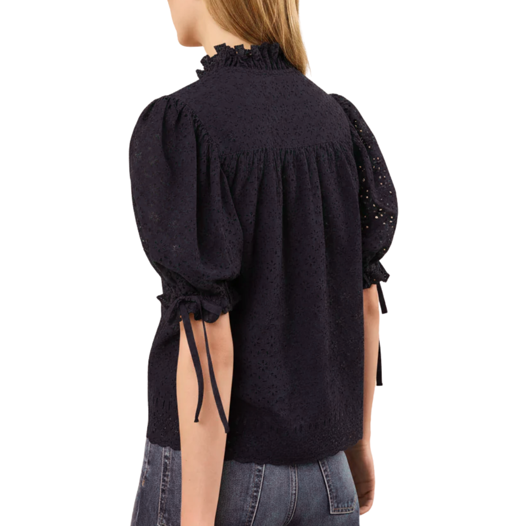 Alouette Cotton Top in Midnight