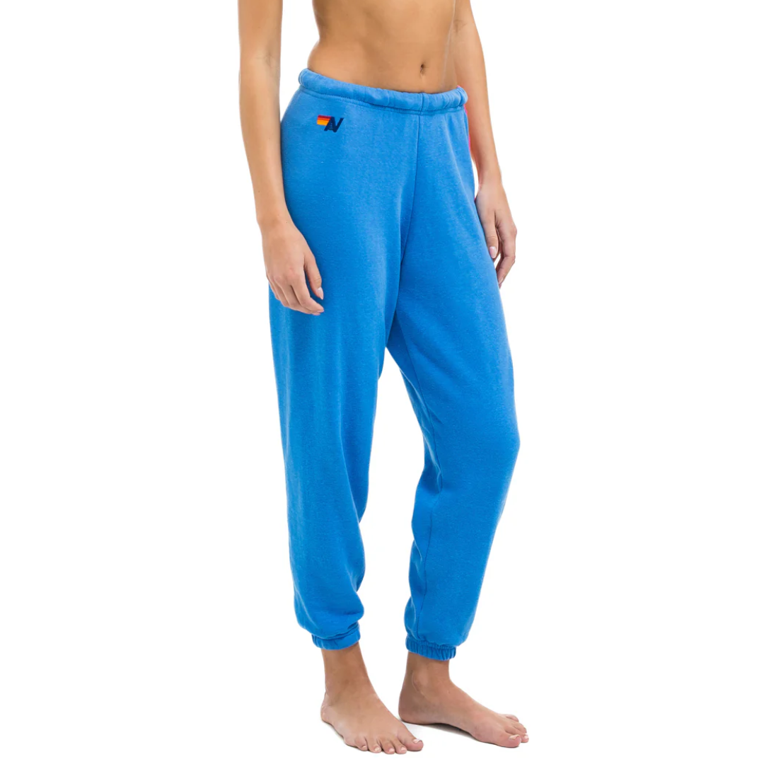 5 Stripe Sweatpants in Cobalt/Neon