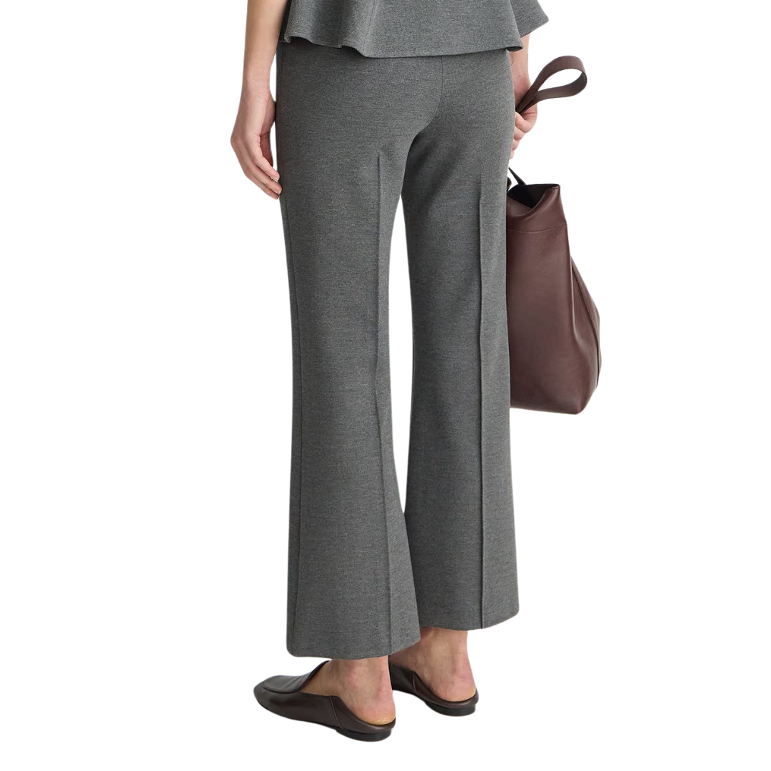 Ponte Rene Pull On Pant in Heather Grey