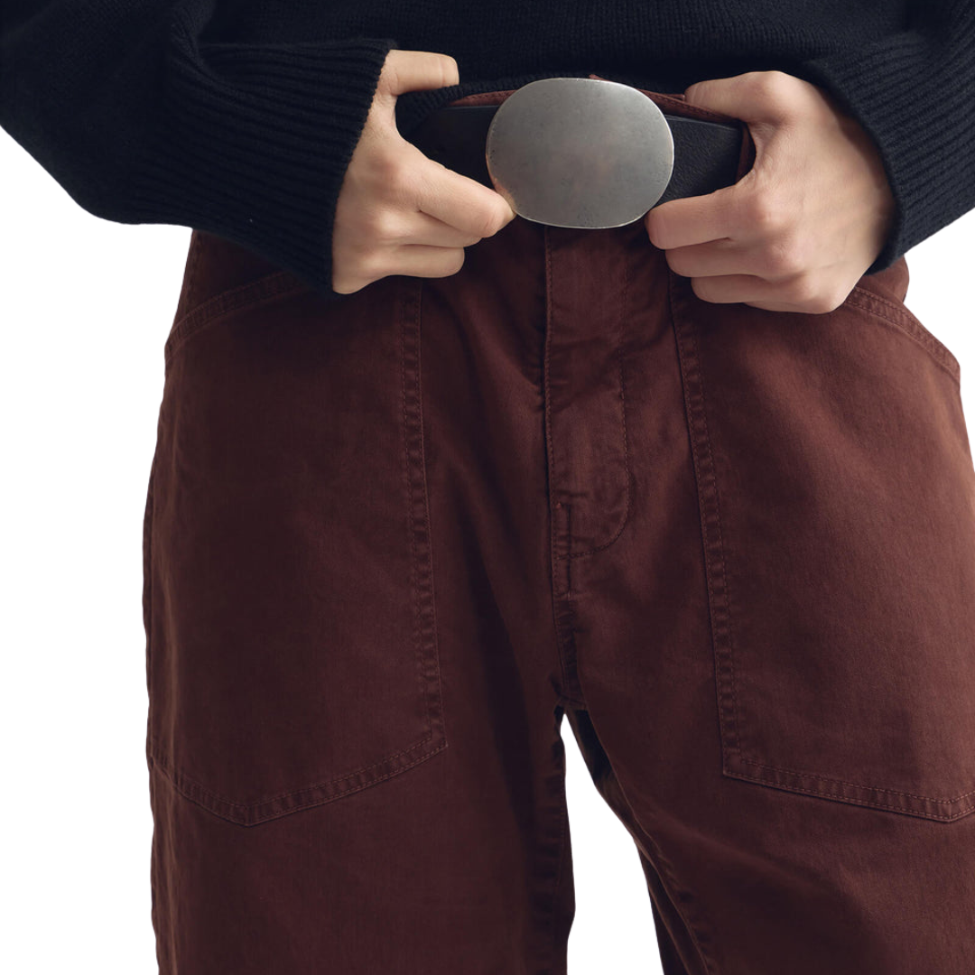 Shon Cotton Pant in Cabernet
