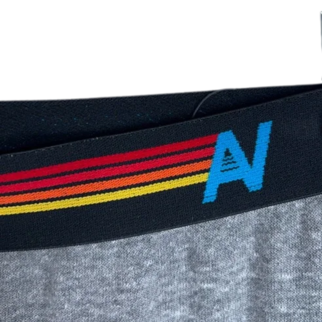 Logo Stripe Sweatpants in Heather Gray