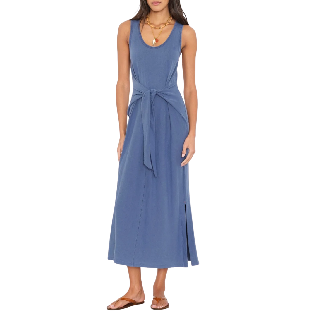Tia Dress in Vintage Navy