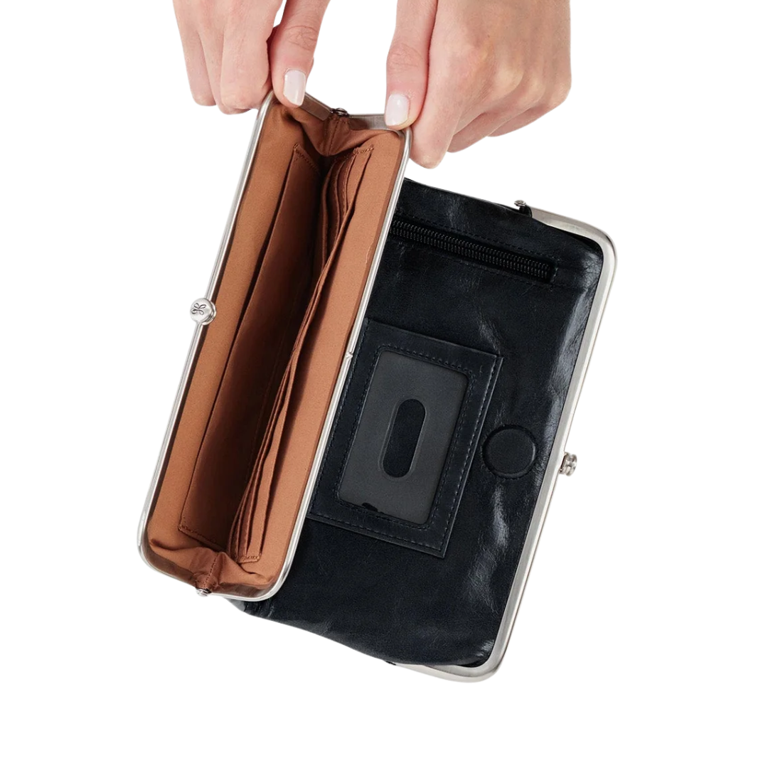 Lauren Clutch-Wallet in Black