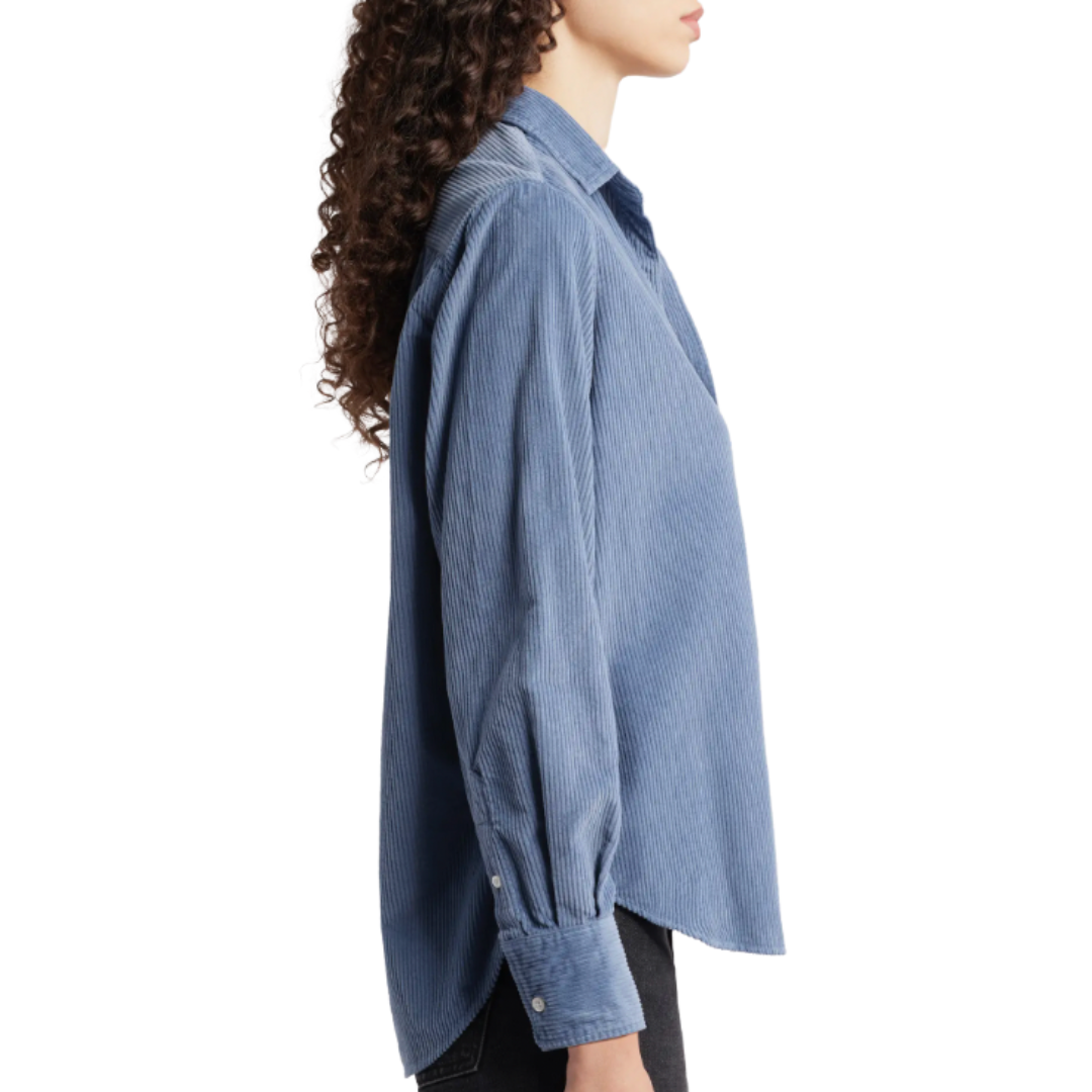 Barry in Slate Blue Corduroy