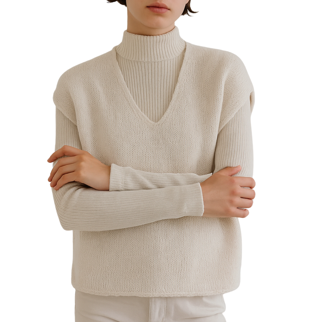 Soraya Vest in Ivory