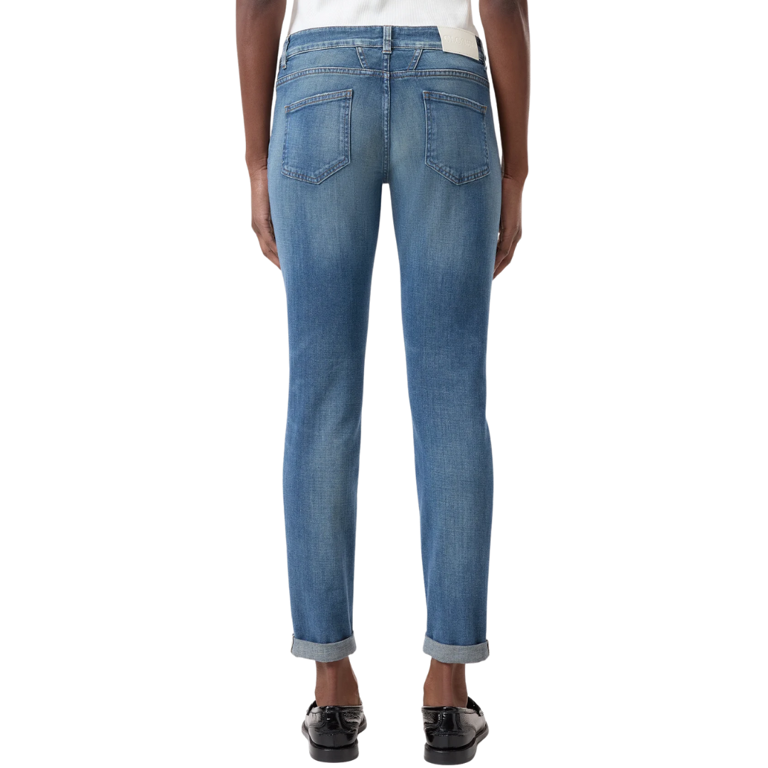 Baker Skinny in Mid Blue