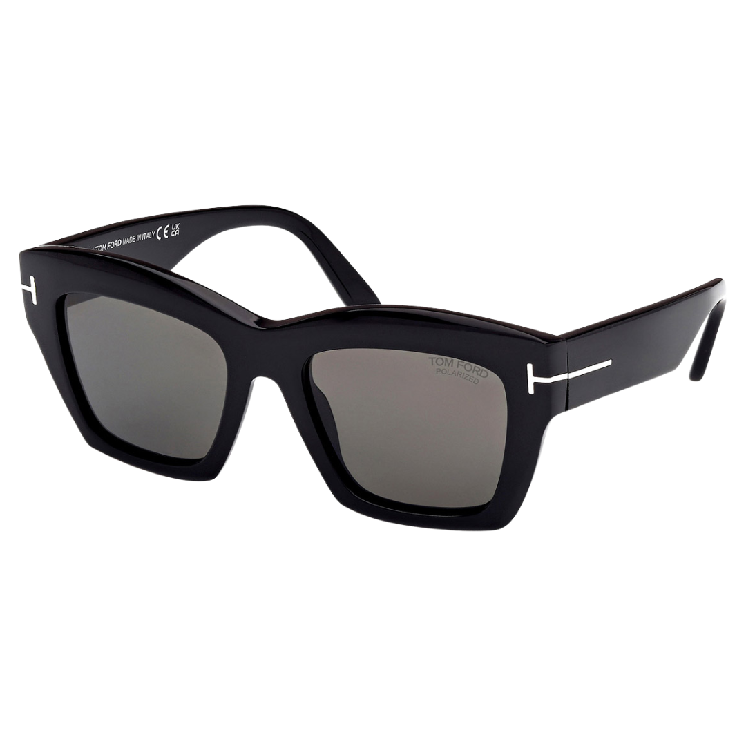 Luna Sunglasses in Shiny Black