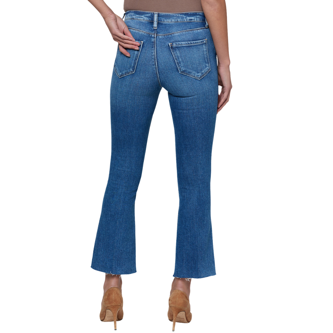 Kendra Cropped Flare Jean in Salinas