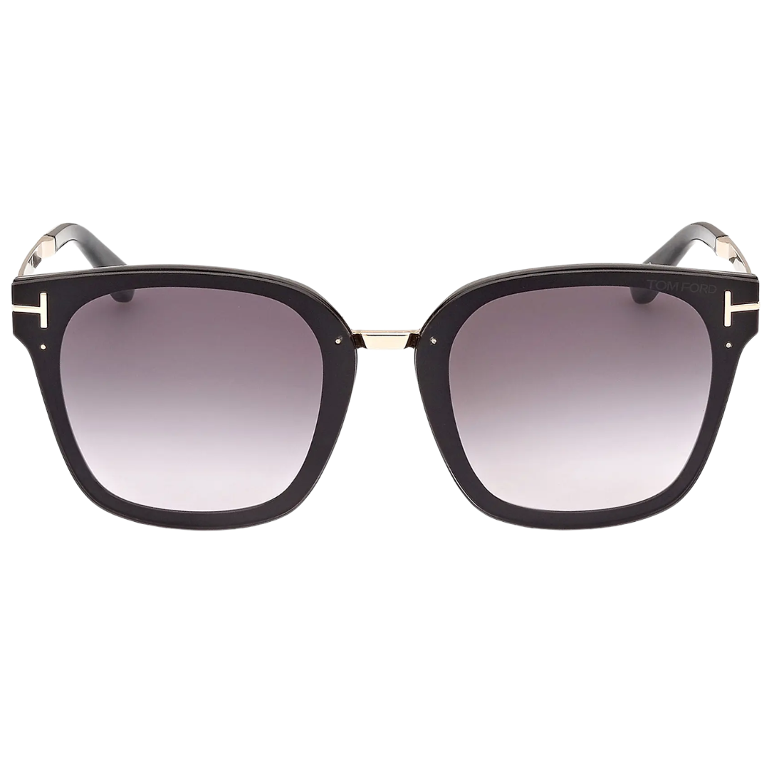 Philippa Sunglasses in Shiny Black