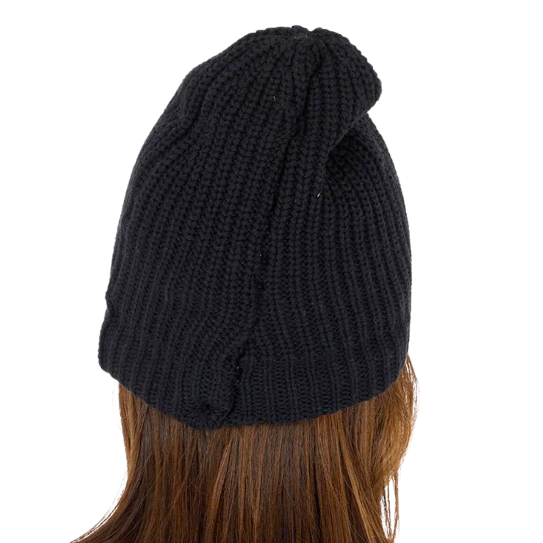 Love Beanie in Black