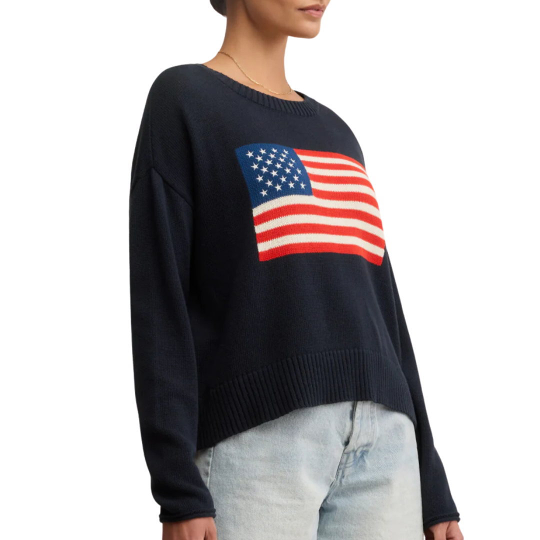 Sienna Patriot Sweater in Eclipse