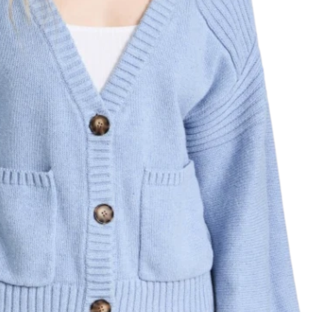 Donegal Cardigan in Baby Blue