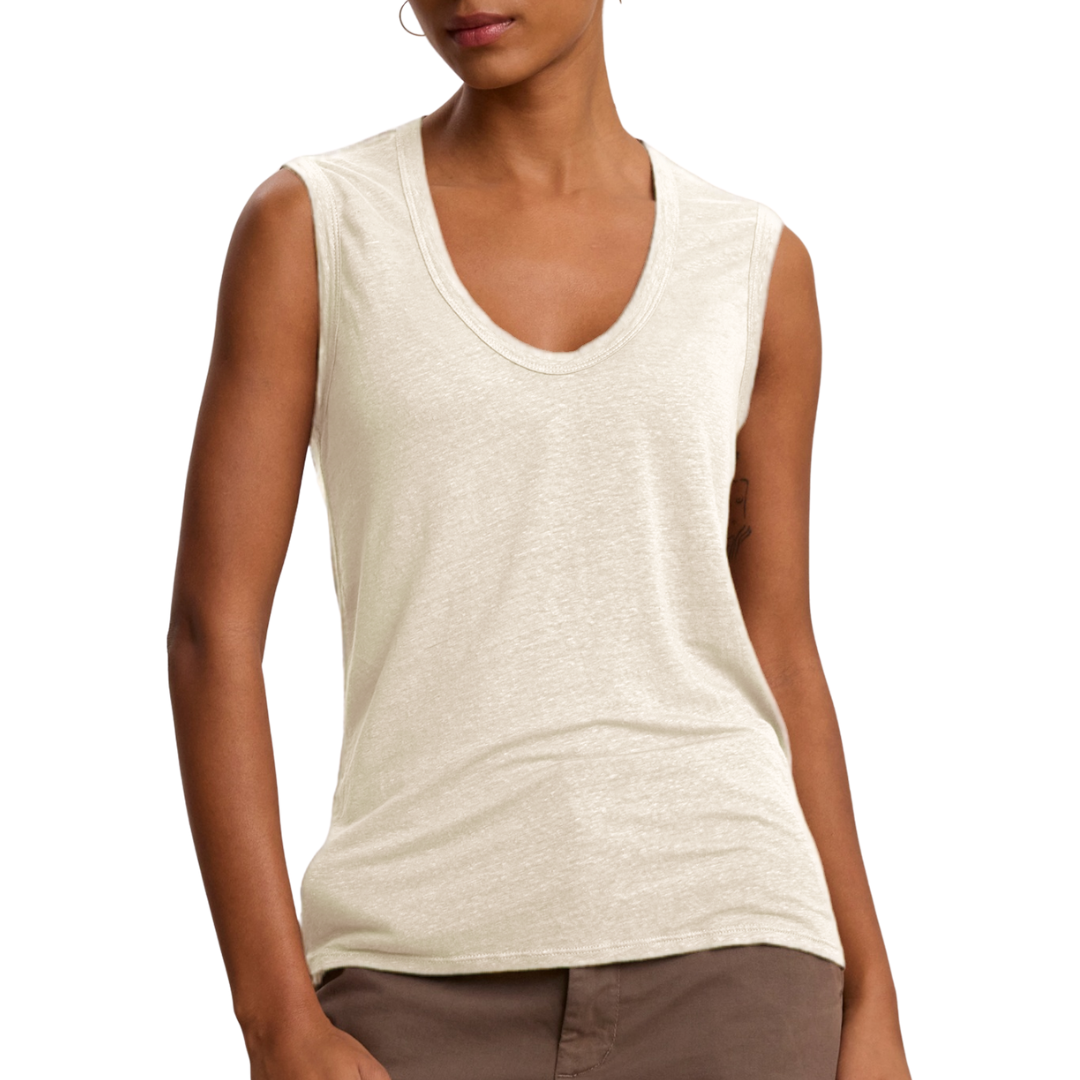 Anca Linen Knit Top