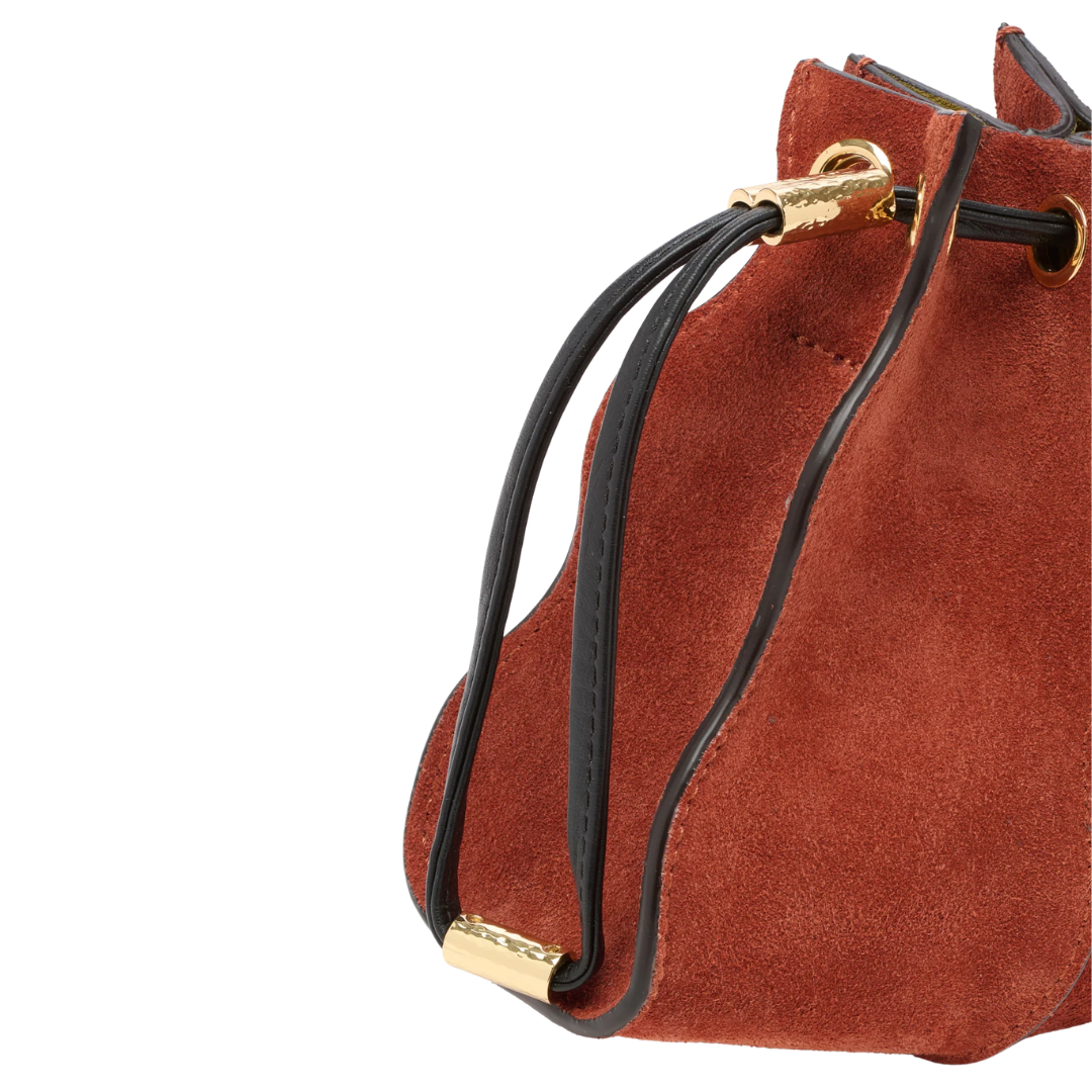 Adria Small Crossbody in Rust