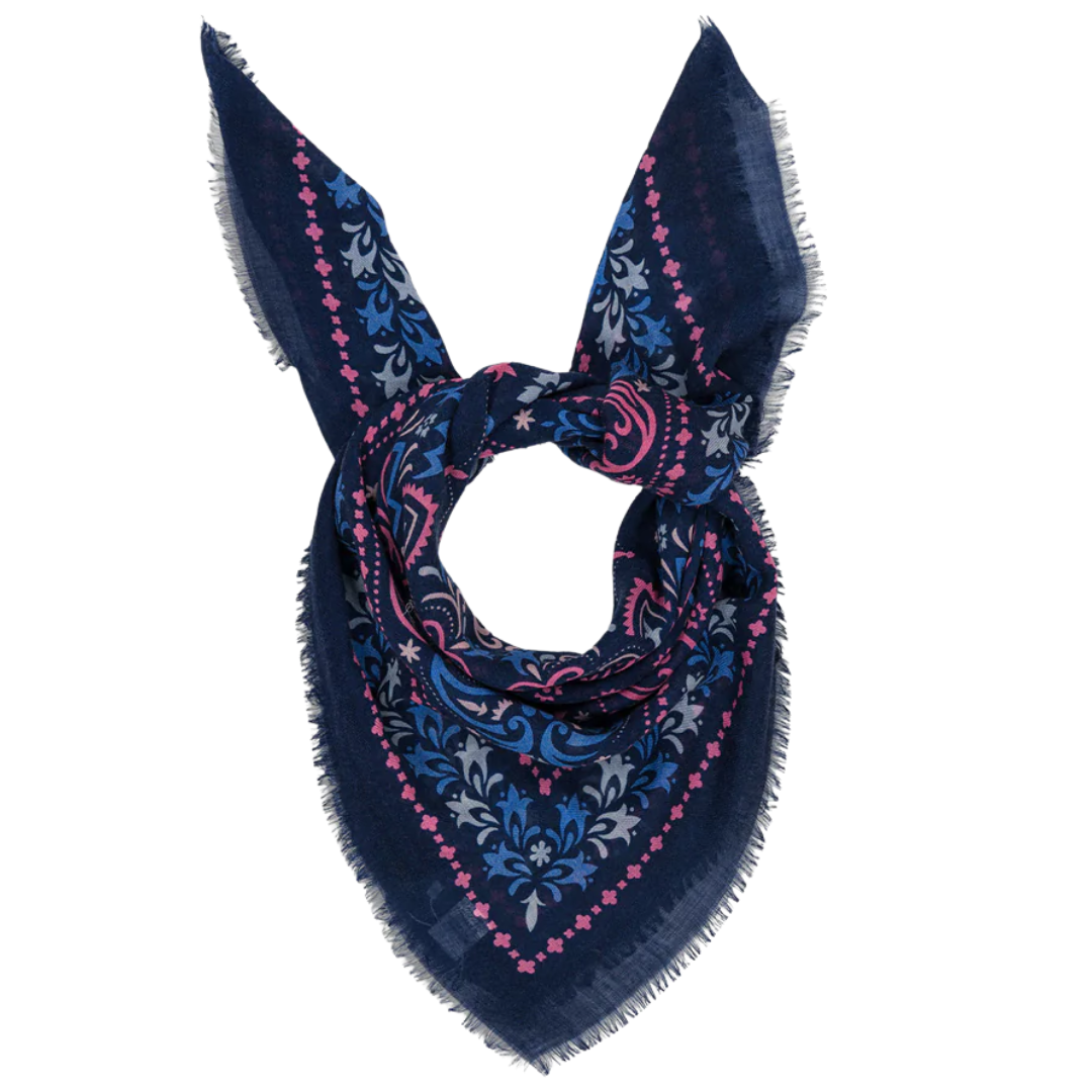 Carnac Bandana Scarf in Blue