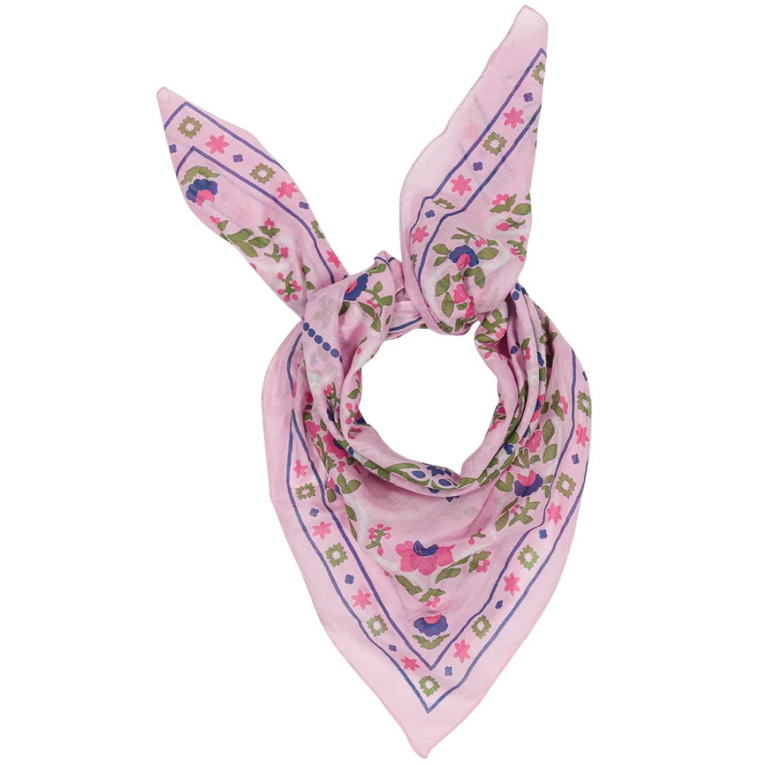 Secret Garden Scarf in Rosy