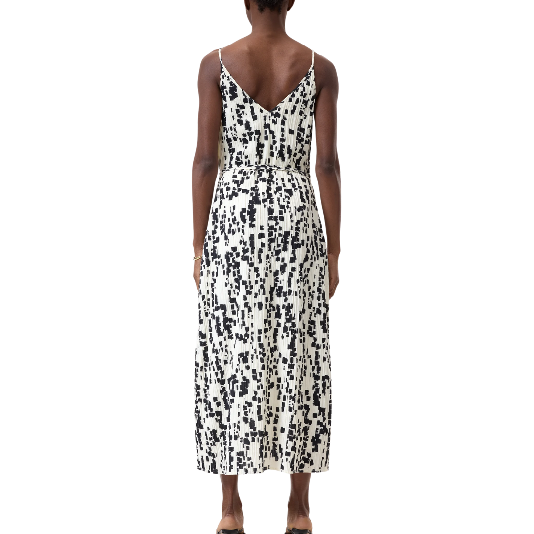 Wrap Dress in Dune Beige