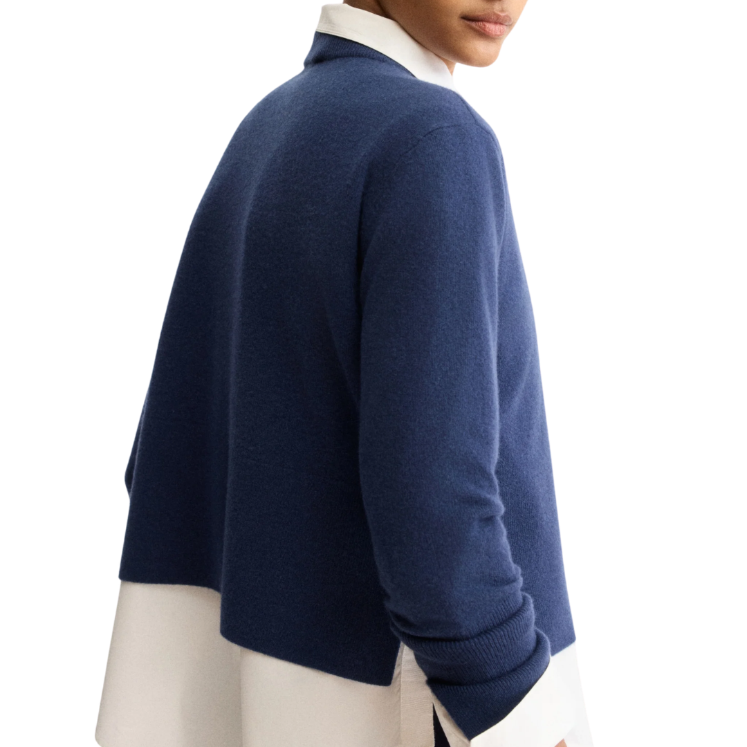 Warren Classic Crew Neck in Navy